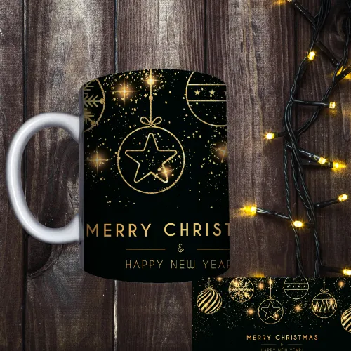 Чашка з принтом - Merry Christmas 