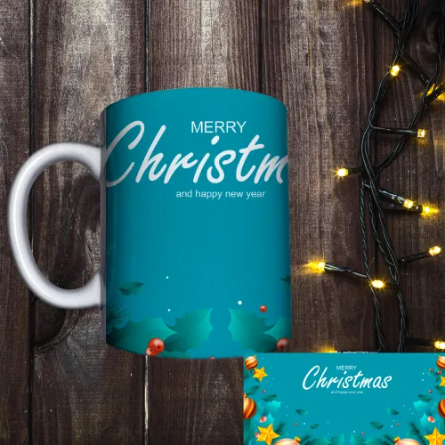 Чашка з принтом - Merry Christmas 