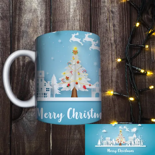 Чашка з принтом - Merry Christmas 