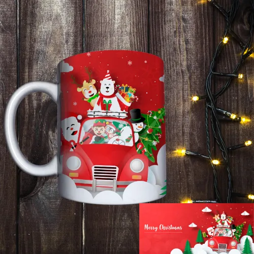 Чашка з принтом - Merry Christmas 