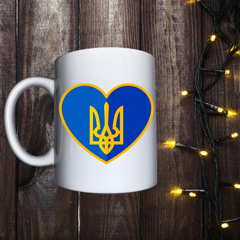 Чашка з принтом - Герб України