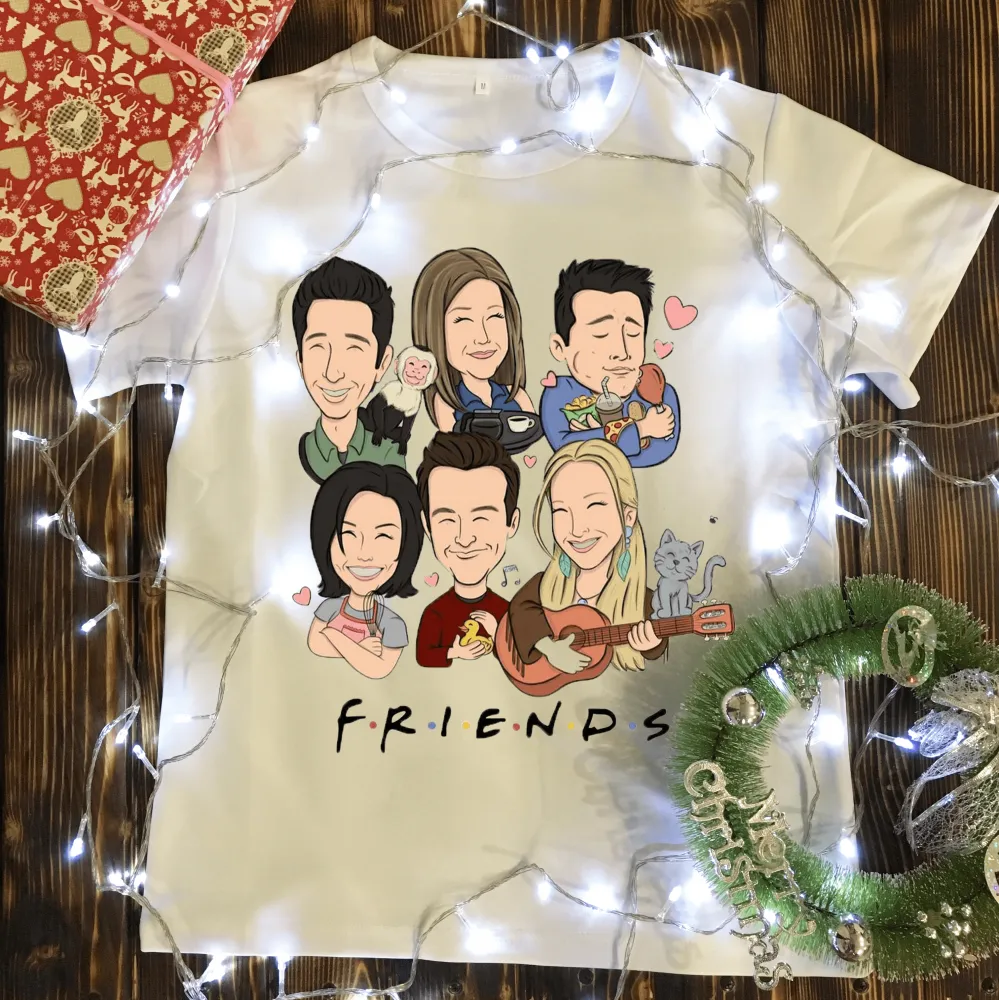 Чоловіча футболка з принтом - Friends - Арт