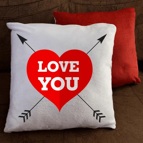 Подушка з принтом - Love you
